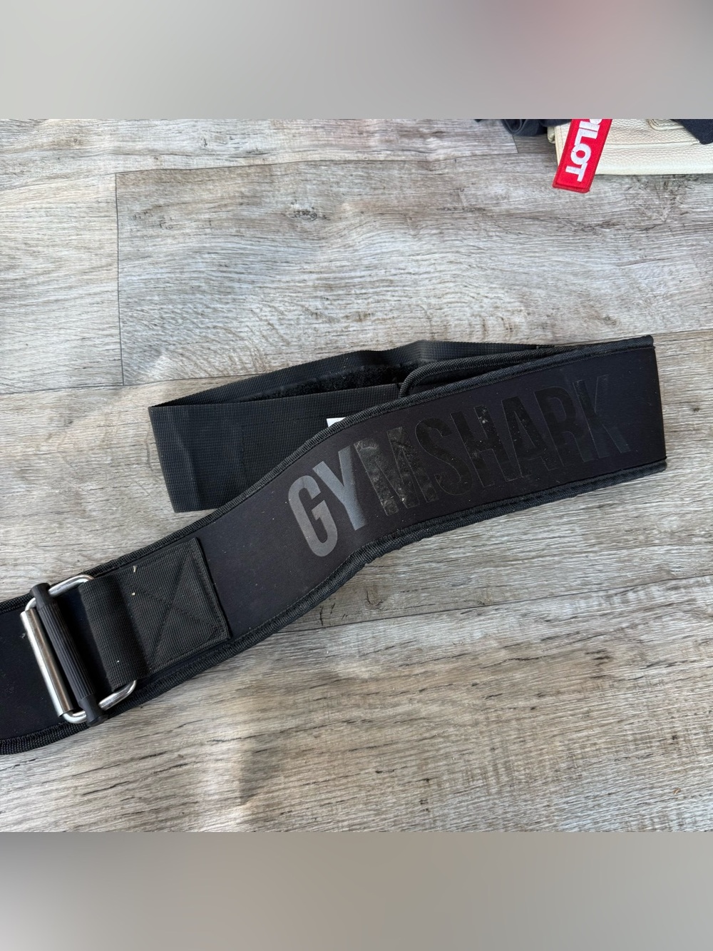 Gymshark Velcro Weightlifting Belt Size Medium
